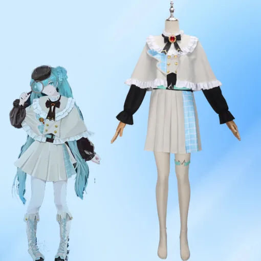 Hatsune Miku Girl Cloak Cosplay Costume