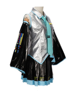 Hatsune Miku Patent Leather Performance Skirt Cosplay Costume