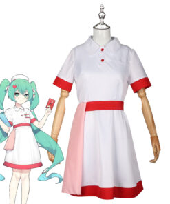 Hatsune Miku Nurse Uniform Cosplay Costume