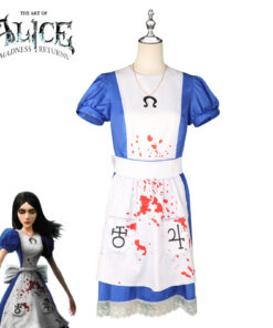 Alice: Madness Returns maid outfit Dress Cosplay Costume