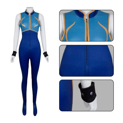 Street Fighter Chun Li Bodysuit Cosplay Costume