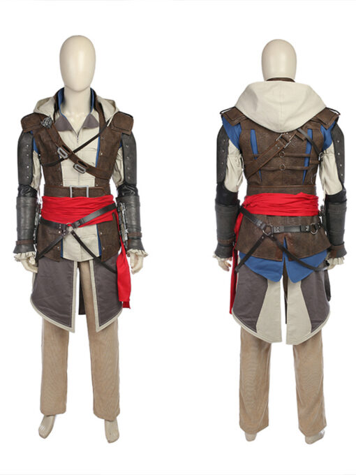 Assassins Creed Edward James Kenway Cosplay Costume