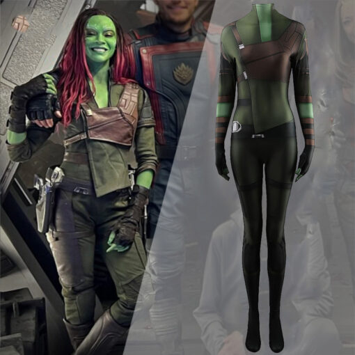 Guardians of the Galaxy Gamora Bodysuit Cosplay Costume