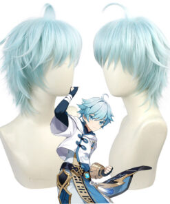 Genshin Impact Chongyun Cosplay Wig