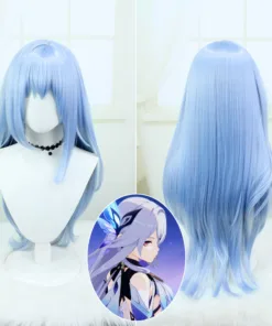 Genshin Impact Skirk Cosplay Wig