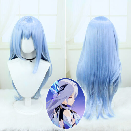 Genshin Impact Skirk Cosplay Wig