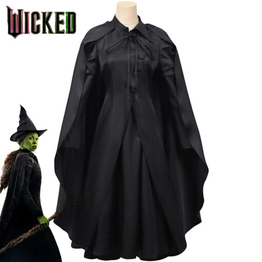 Wicked Elphaba Black Dress Cosplay Costume