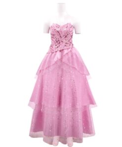 Wicked Glinda Pink Skirt Cosplay Costume