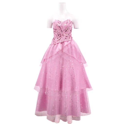 Wicked Glinda Pink Skirt Cosplay Costume