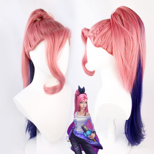 League of Legends LOL Seraphine Cosplay Wig