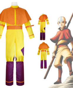 Avatar The Last Airbender Aang Cosplay Costume