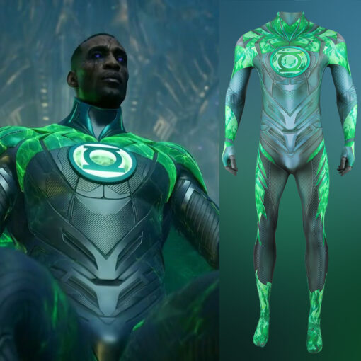 Justice League Green Lantern Jumpsuit Cosplay Costume