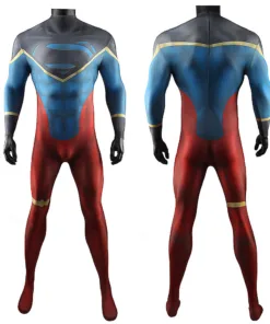 Justice League Superman Jumpsuit Cosplay Costume