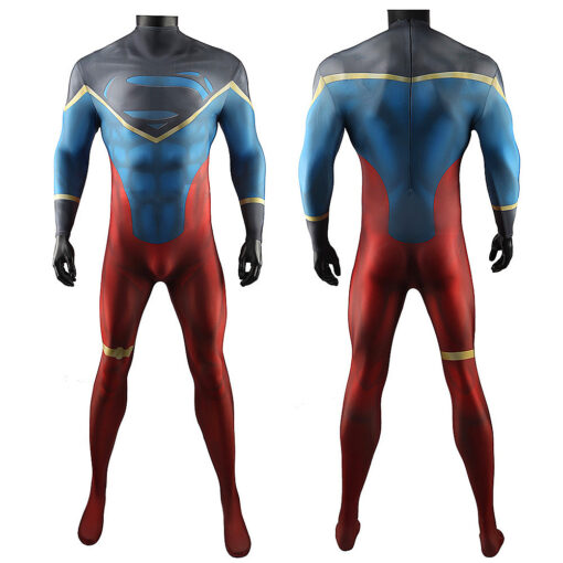 Justice League Superman Jumpsuit Cosplay Costume