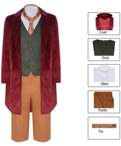 The Hobbit Bilbo Baggins Cosplay Costume