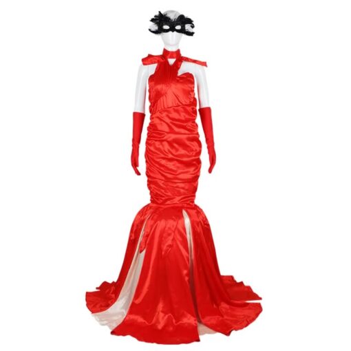 Cruella Cruella De Vil Mermaid Dress Cosplay Costume