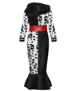 Cruella Cruella De Vil Dress Cosplay Costume