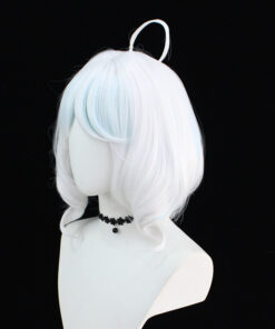 Genshin Impact Focalors Cosplay Wig Short