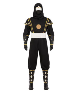 Power Rangers Black Ninja Cosplay Costume