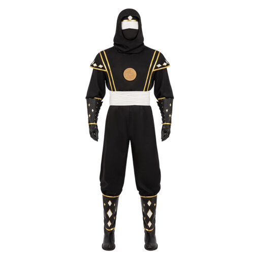 Power Rangers Black Ninja Cosplay Costume