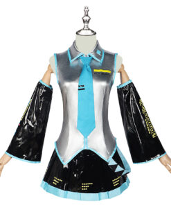 Hatsune Miku Patent Leather Performance Skirt Cosplay Costume