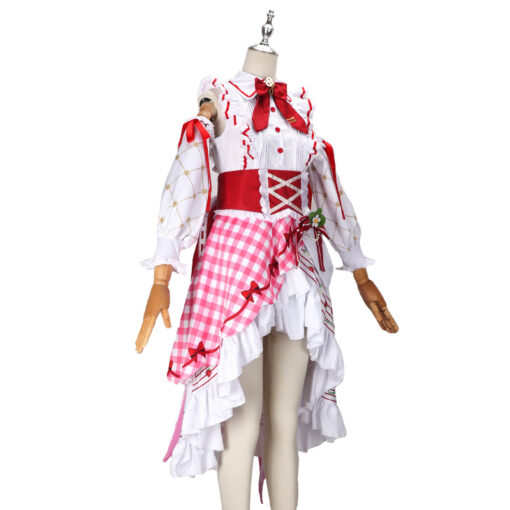 Hatsune Miku 15th Birthday Miku Strawberry Cosplay Costume