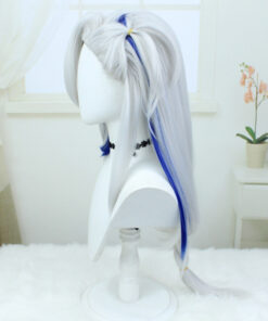 Genshin Impact Neuvillette Cosplay Wig