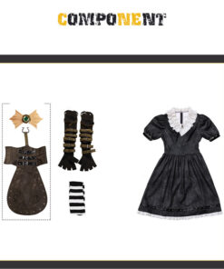 Alice: Madness Returns Alice Black Dress Cosplay Costume