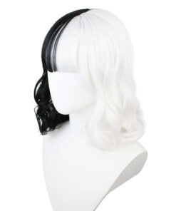 Cruella Black and White Cruella Deville ​Cosplay Wig