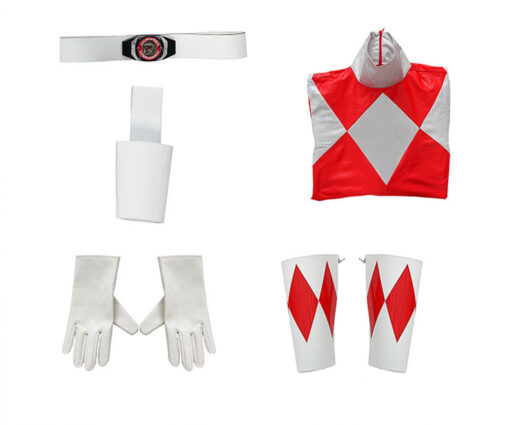 Power Rangers Red Ranger Cosplay Costume