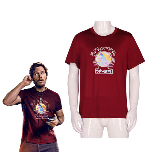 Guardians of the Galaxy Star-Lord Peter Quill T-shirt Cosplay Costume