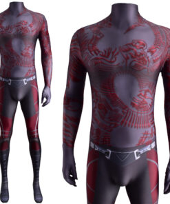 Guardians of the Galaxy Drax the Destroyer Bodysuit Cosplay Costume