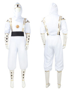 Power Rangers White Ninja Tommy Oliver Cosplay Costume