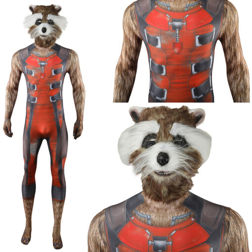 Guardians of the Galaxy Rocket Raccoon Bodysuit Cosplay Costume