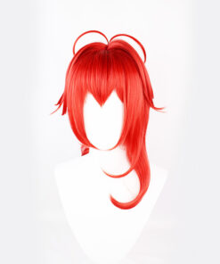 Genshin Impact Diluc Cosplay Wig