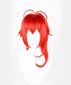 Genshin Impact Diluc Cosplay Wig