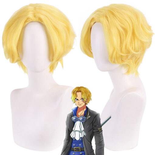 One Piece Flame Emperor Sabo Cosplay Wig