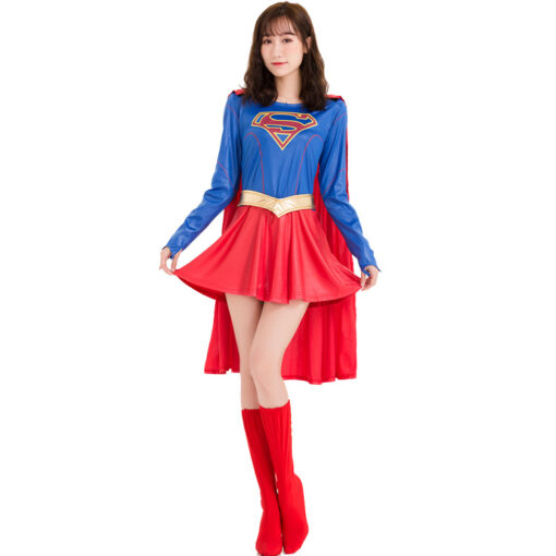 Justice League Women Superman Cosplay Costume