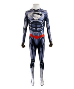 Justice League Superman Clark Kent Jumpsuit Cosplay Costume