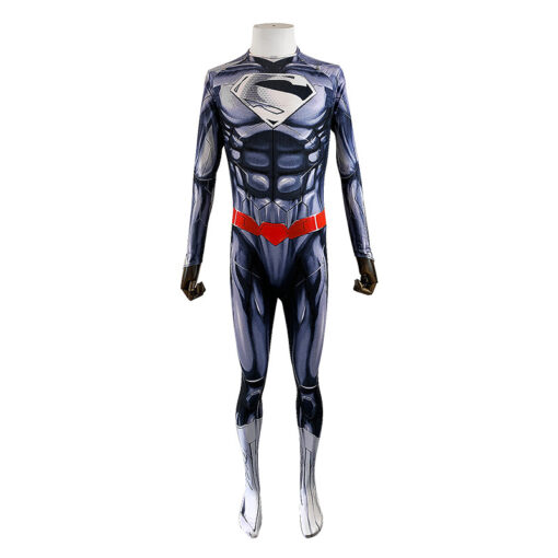 Justice League Superman Clark Kent Jumpsuit Cosplay Costume