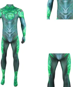 Justice League Green Lantern Jumpsuit Cosplay Costume