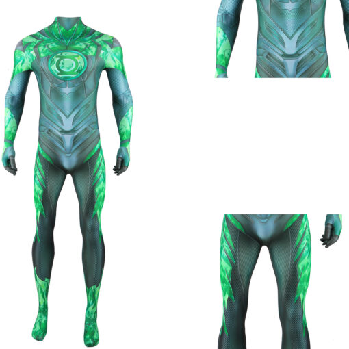 Justice League Green Lantern Jumpsuit Cosplay Costume