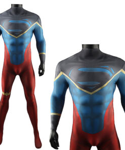 Justice League Superman Jumpsuit Cosplay Costume