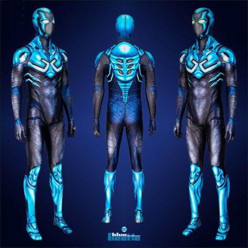 Blue Beetle Bodysuit Cosplay Costume