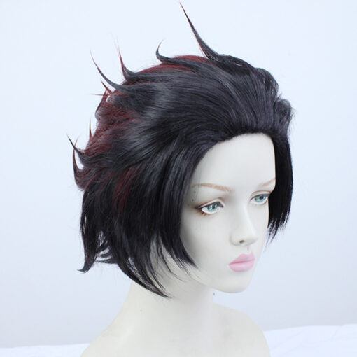 Demon Slayer Kamado Tanjirou Cosplay Wig