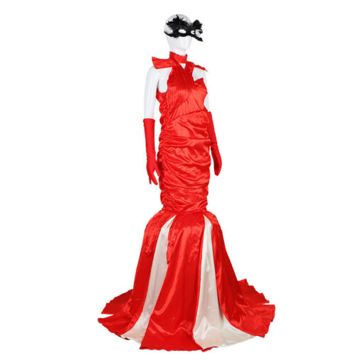 Cruella Cruella De Vil Mermaid Dress Cosplay Costume