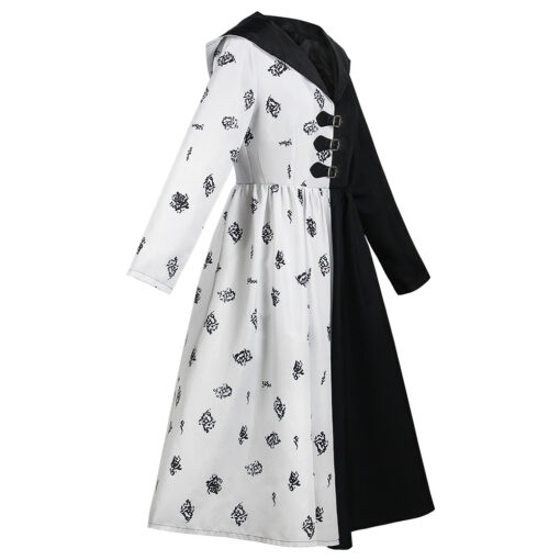 Cruella Cruella De Vil Dress Cosplay Costume