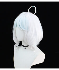 Genshin Impact Focalors Cosplay Wig Short