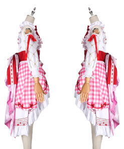 Hatsune Miku 15th Birthday Miku Strawberry Cosplay Costume