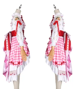 Hatsune Miku 15th Birthday Miku Strawberry Cosplay Costume